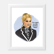 READY TO SHIP | I'M RIGHT ON TOP OF THAT, ROSE | 8x10" PRINT