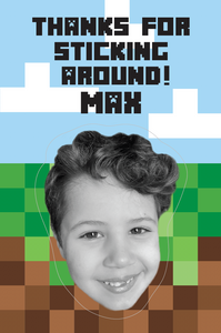MINECRAFT BIRTHDAY PARTY FAVORS | STICKER SHEETS
