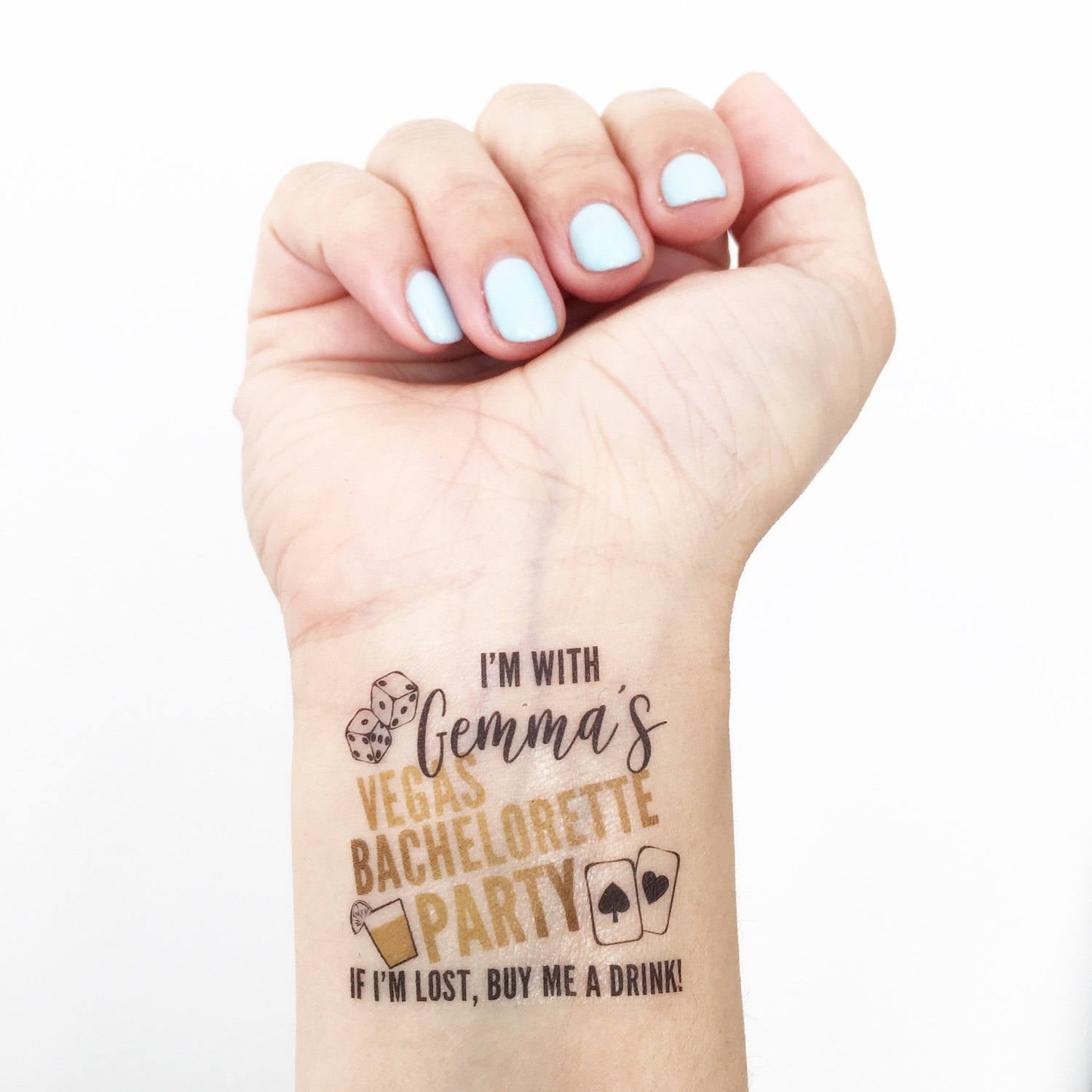 Custom Tattoos for Bachelorette Party in Vegas