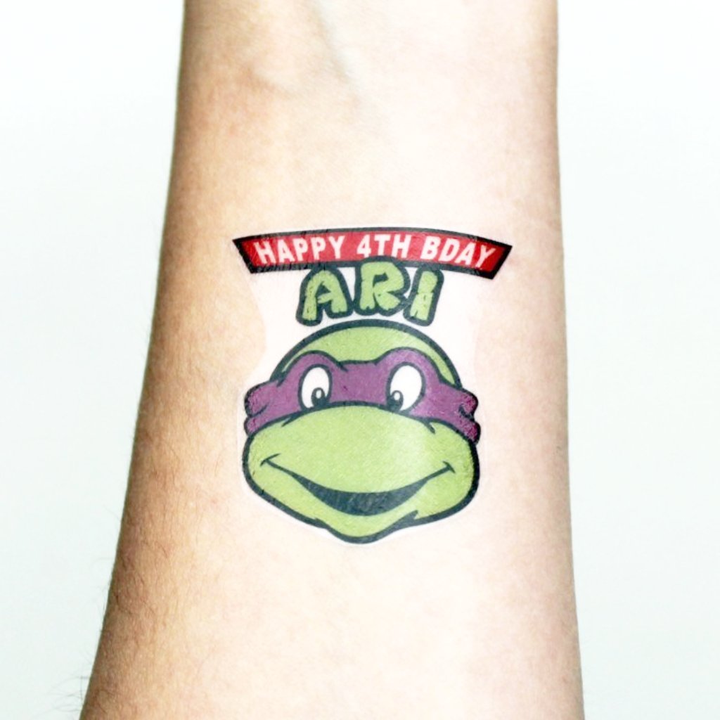 Tattoo uploaded by “Dex” Andrew Barfield • Healed and hairy Ninja Turtle  from the comic series • Tattoodo