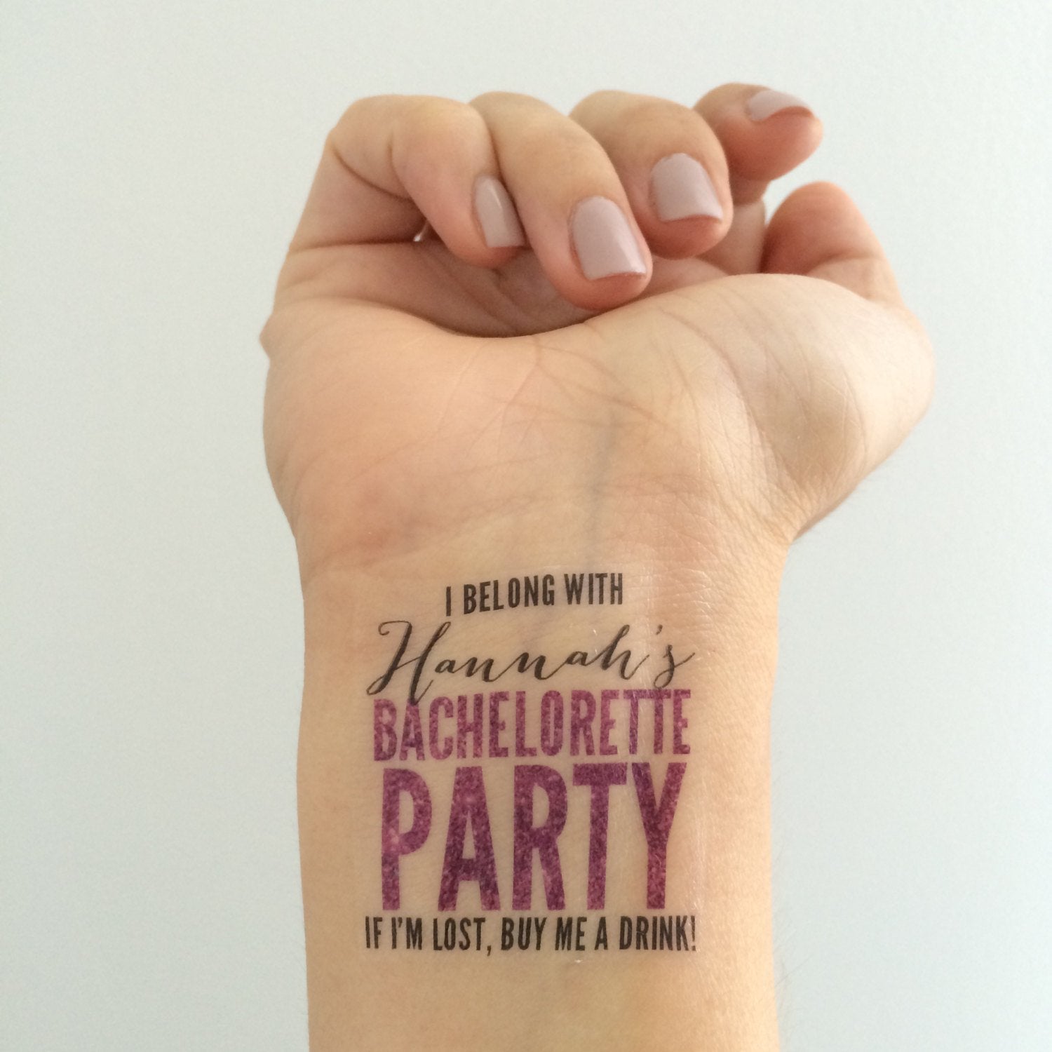Custom Tattoos for Bachelorette Party Ideas