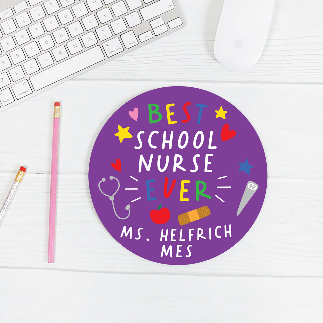 SCHOOL NURSE | CUSTOM MOUSE PAD
